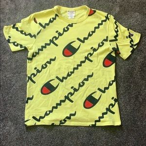 Yellow champion shirt